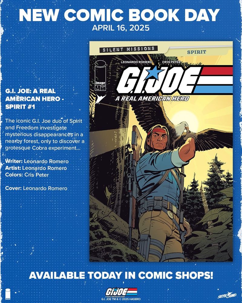 G.I. Joe: A Real American Hero - Spirit #1 cover and solicitation info. Cover art and comic by Leonardo Romero. 