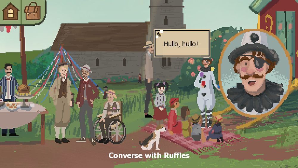 A screenshot from A Beekeeper's Picnic.