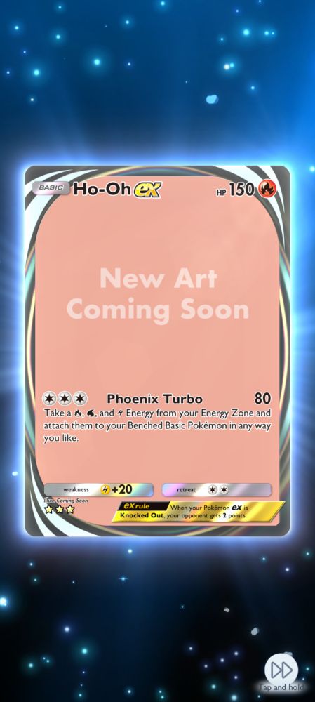 Blank Pokémon card. 