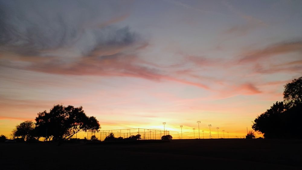 Sunset in Fort Worth, TX on 11/15/25.