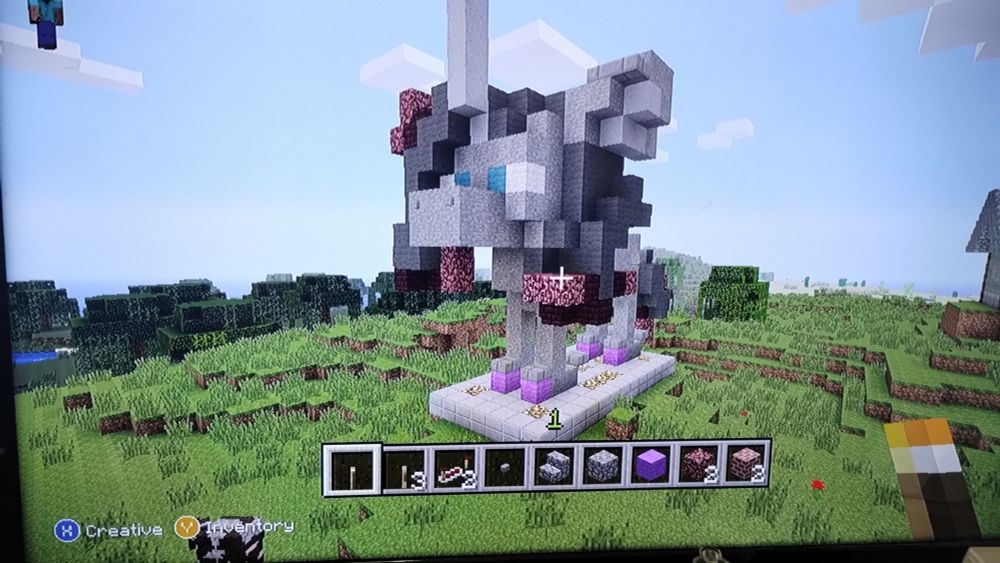 A statue of Oleander from Them's Fightin' Herds