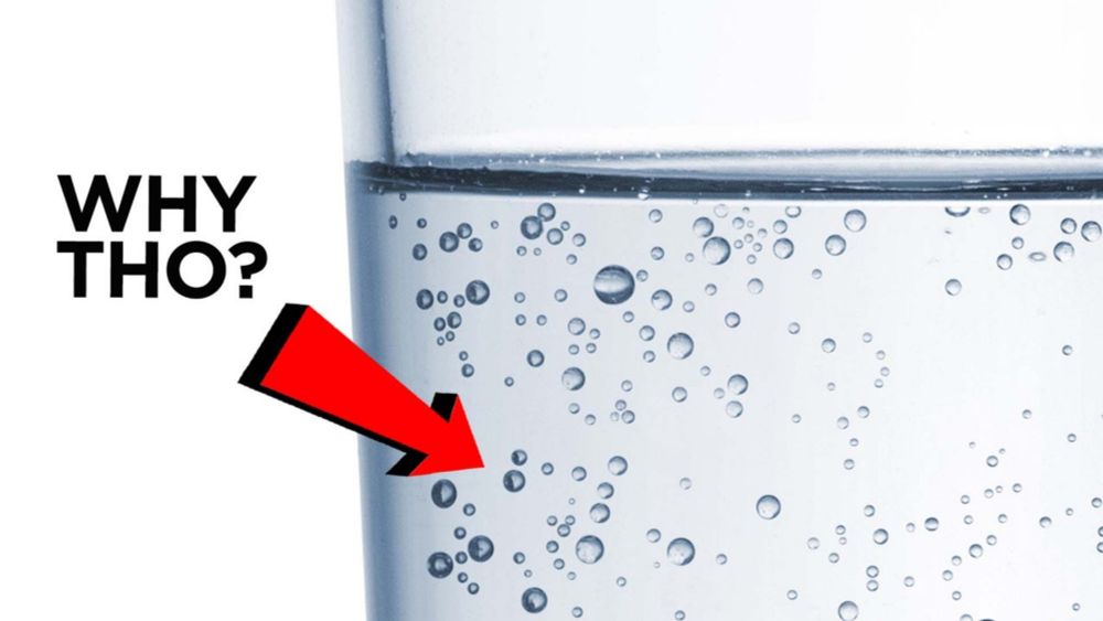 Joe Scott — Why Do Bubbles Form In Glasses Of Water?