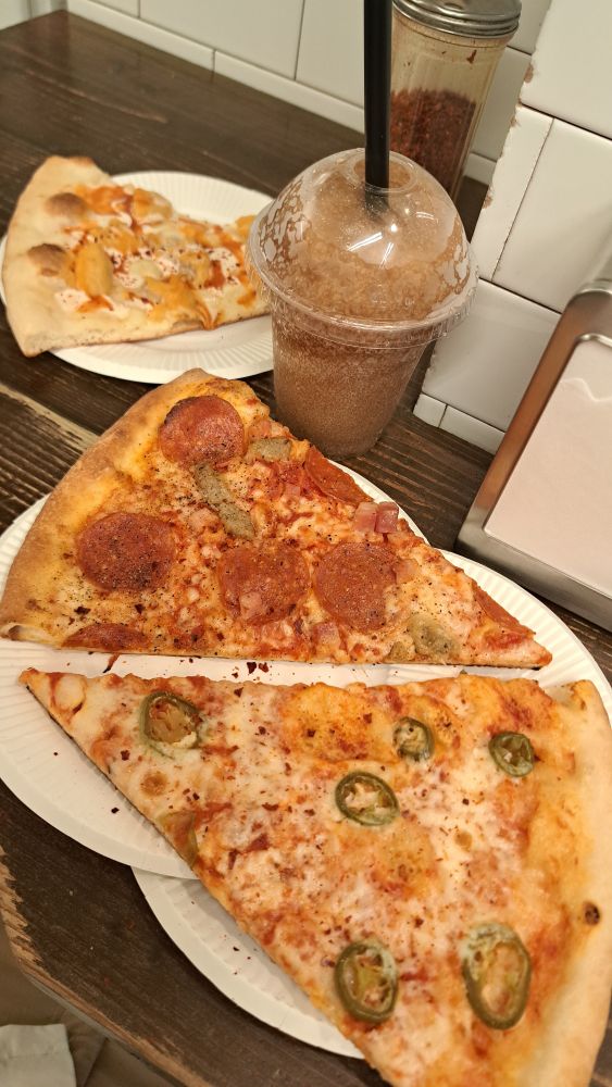 PIZZA AND SLUSHIE