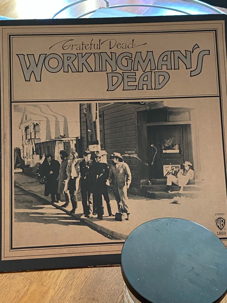 Workingman's Dead. It's the version with the upside down back cover