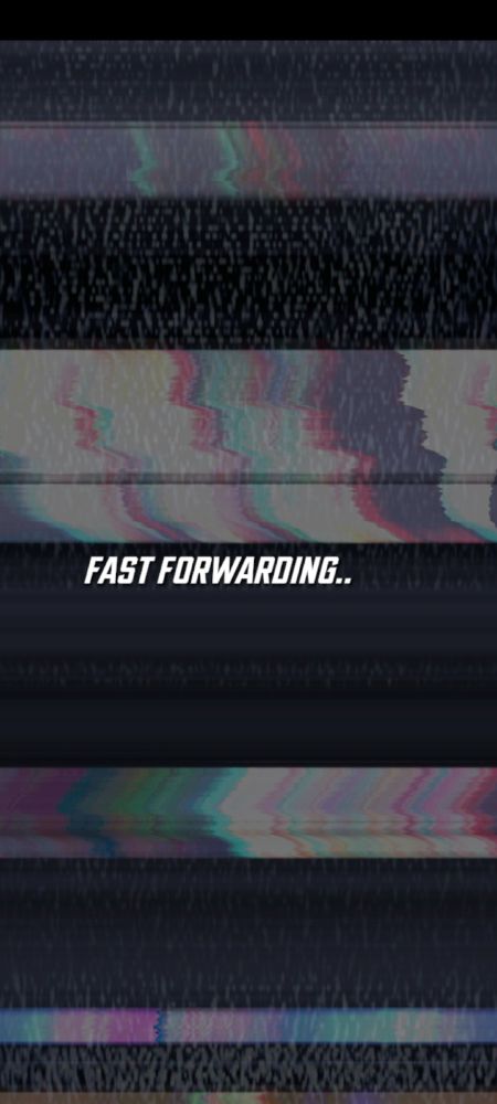 An image of a fast forwarding video tape