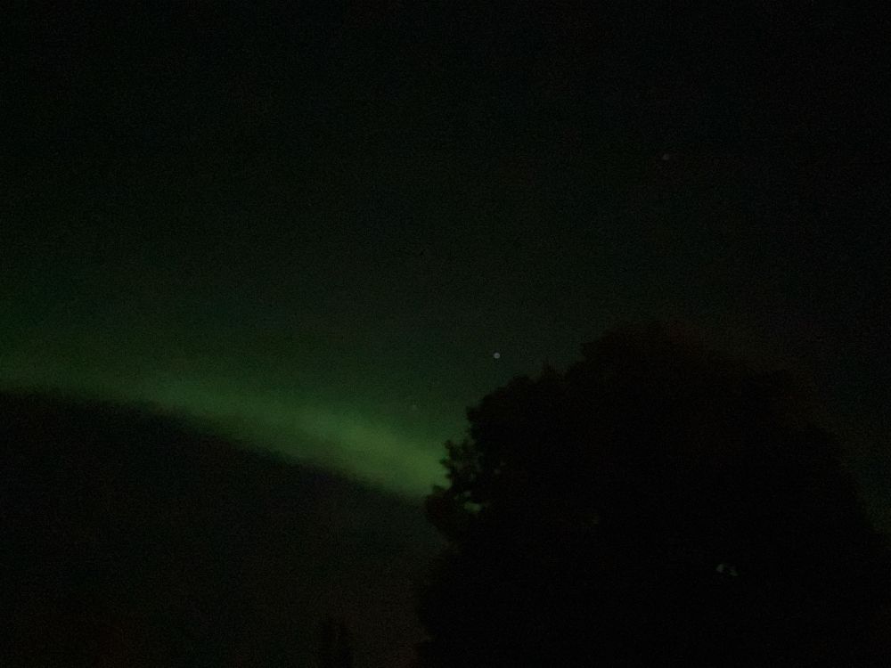 photograph of the northern lights 