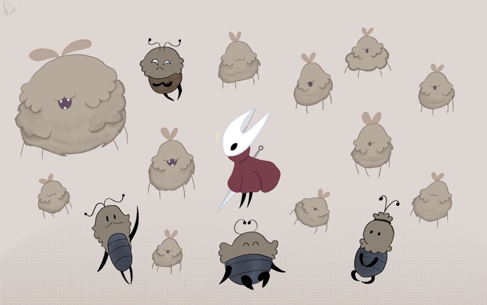 Hornet surrounded by lot of flea's and Caravan mates! 