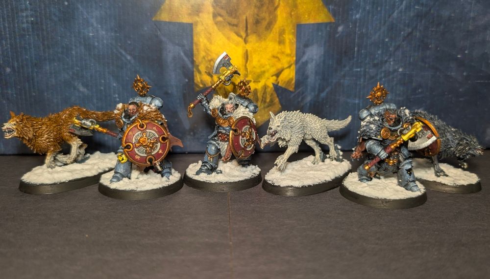 Space Wolf guys and dogs