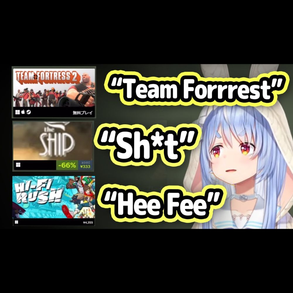 Pekora Tries Reading English Game Titles On Steam...【Hololive】