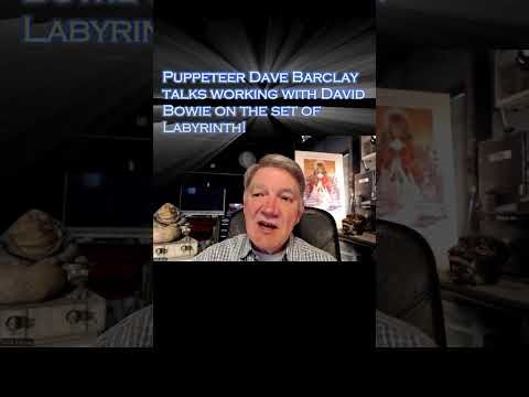 Dave Barclay talks working with David Bowie on Labyrinth! #fyp #davidbowie #labyrinth