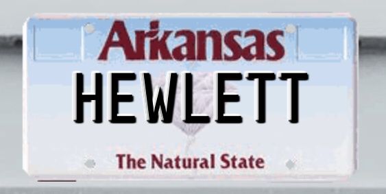 An appropriate license plate for a Packard