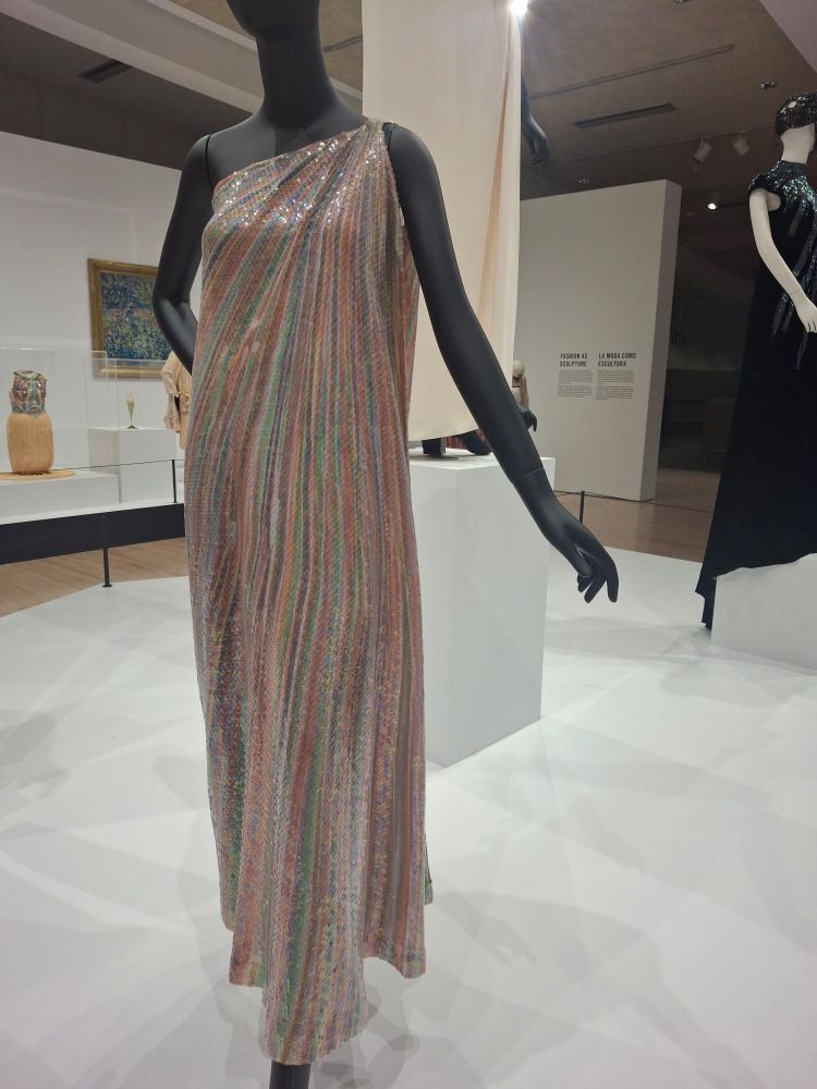 Multicolor disco dress