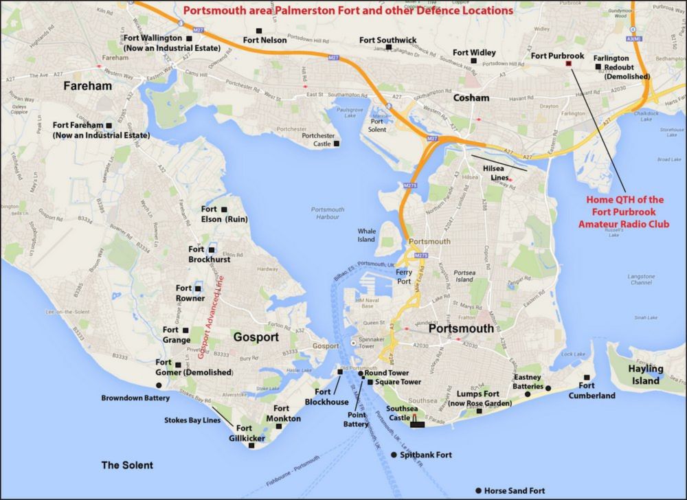 23rd August 2024: GB1PF Special Event Station - Fort Purbrook Amateur Radio Club (Hampshire)