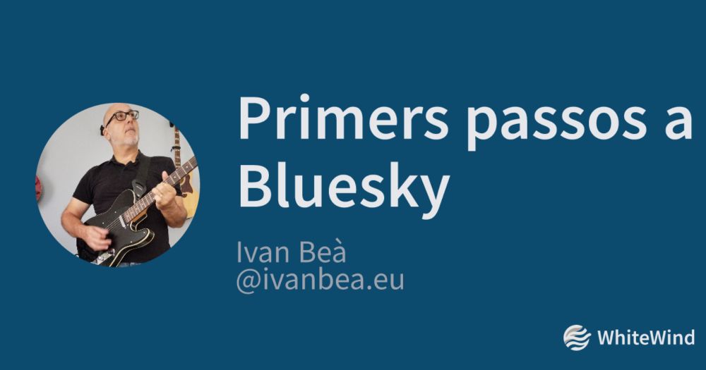 Primers passos a Bluesky | Ivan Beà