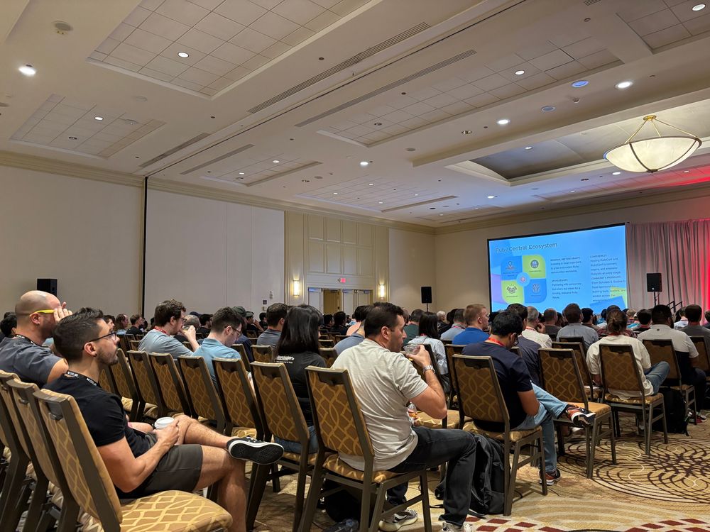 Attendees at RailsConf 
