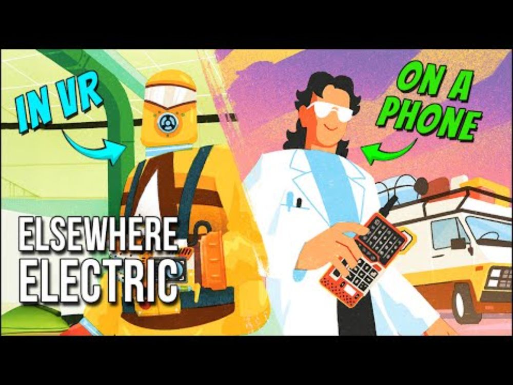 Elsewhere Electric | He's On A Phone. I'm In VR. Can We Navigate A Creepy Facility Together?
