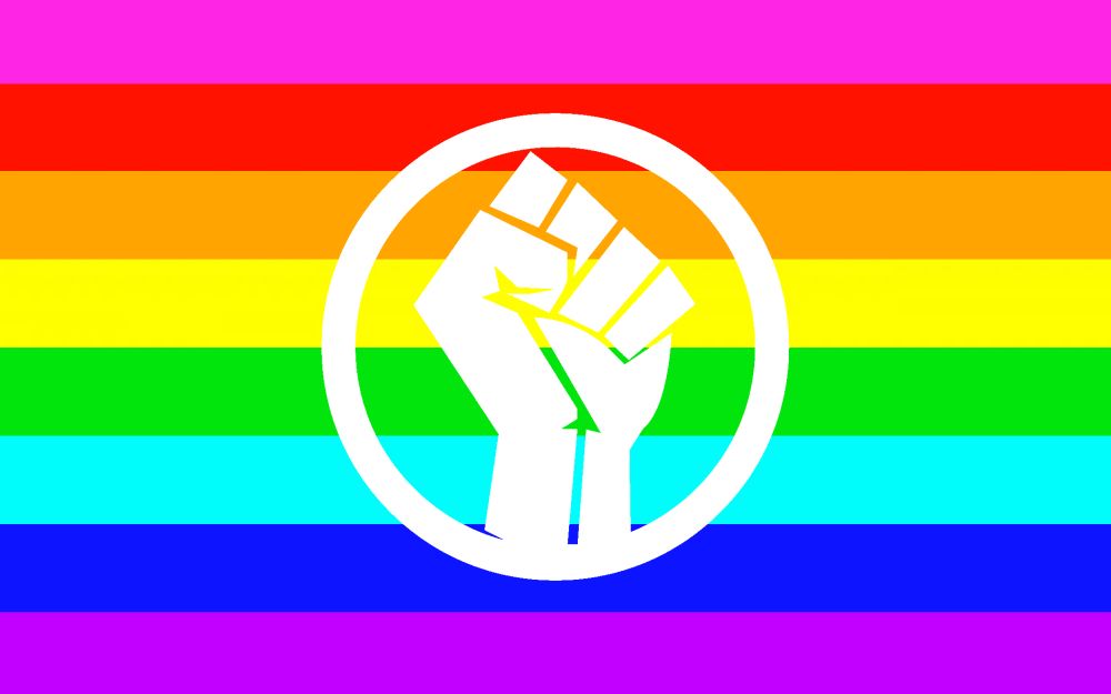 HUMAN RIGHTS RAINBOW FLAG