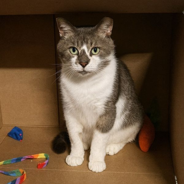 River is a Domestic Short Hair mix cat, available for adoption in Pawtucket, RI.