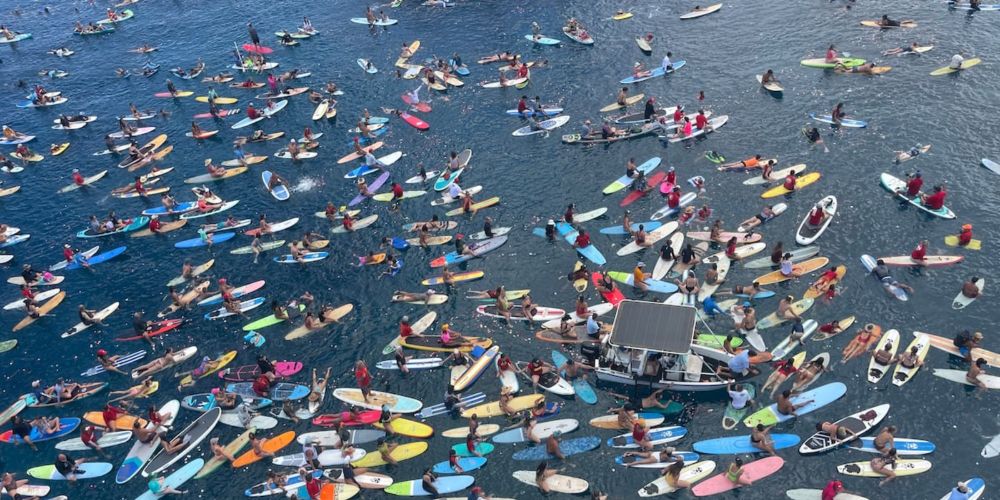 ‘We love you’: Paddle out off West Maui commemorates 1-year anniversary of Lahaina wildfires