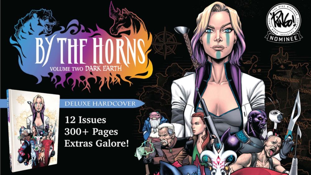 BY THE HORNS Volume 2 Deluxe Hardcover (Volume 1 Available!)