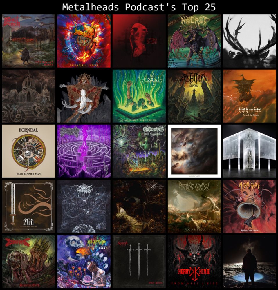 Metalheads Podcast 2024 Midyear Top 25 — METALHEADS