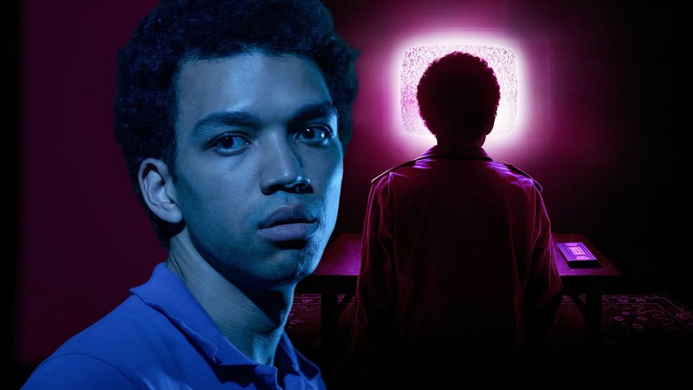 Justice Smith in the film I Saw the TV Glow looking pretty sad.