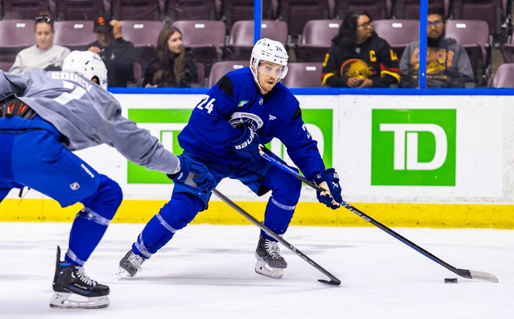 Scenes from practice: Changes to Canucks’ lines looming after opening night loss