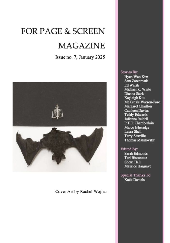 Cover of For Page & Screen Magazine Issue 7