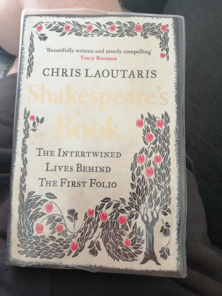 The cover of 'Shakespeare's Book' by Chris Laoutaris. 
