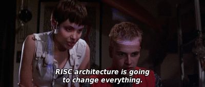 Hackers Movie: RISC architecture is going to change everything.