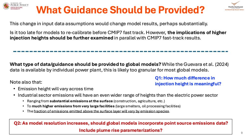Slide discusses what type of guidance should be provided to modelers