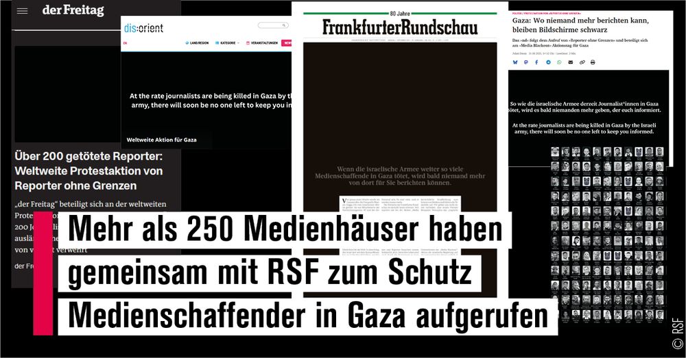 Ein Collage auf schwarzem Hintergrund mit dem Schriftzug: 