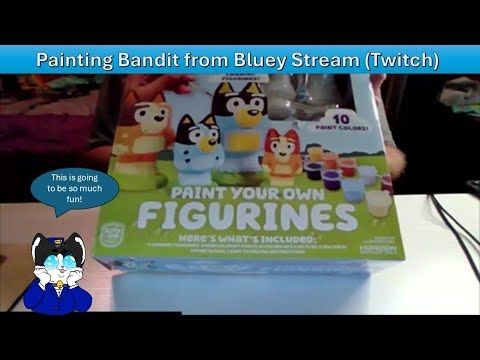 Painting Bandit from Bluey Stream (Twitch)