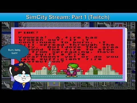 Sim City Stream: Part 1 (Twitch)