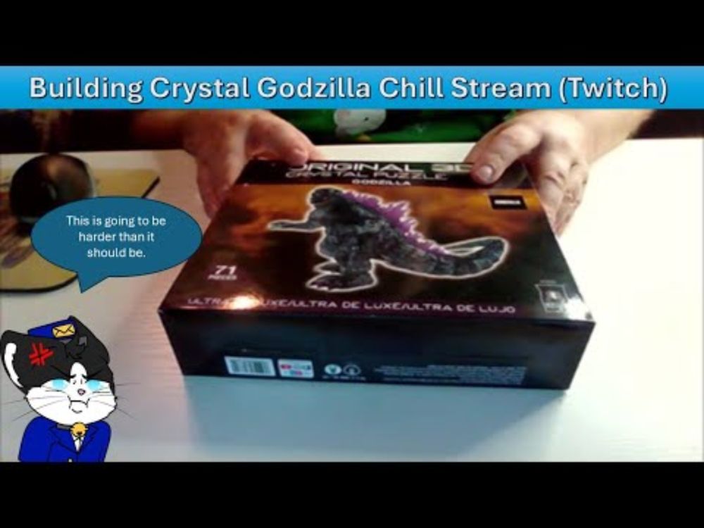 Building Crystal Godzilla Chill Stream (Twitch)