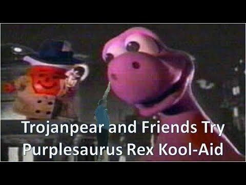 Trojanpear and Friends Try Purplesaurus Rex Kool-Aid