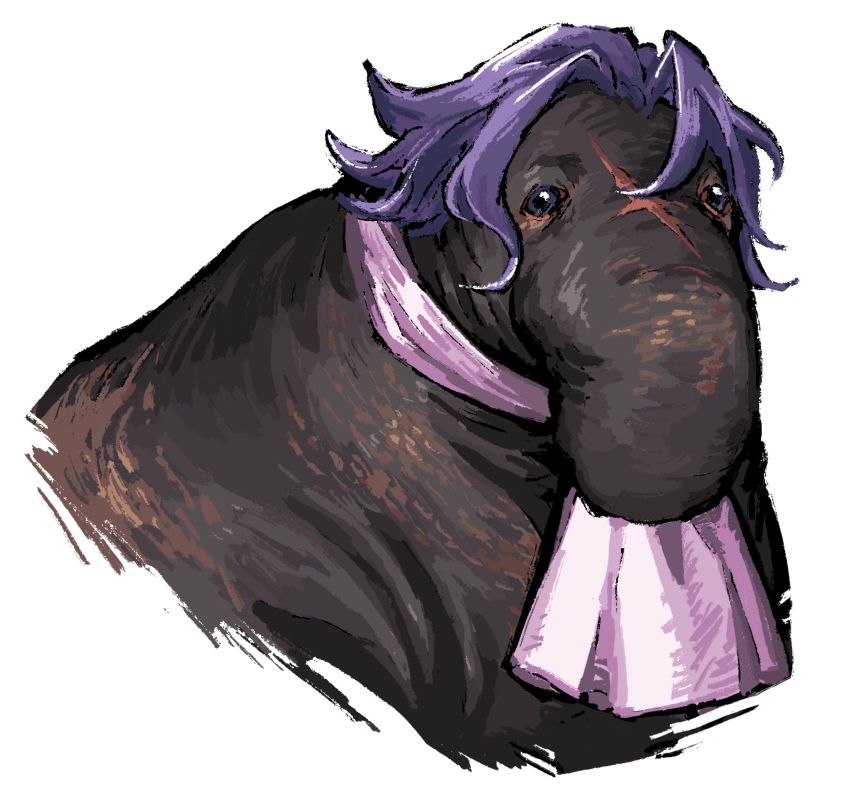 Barok van Zieks as an elephant seal