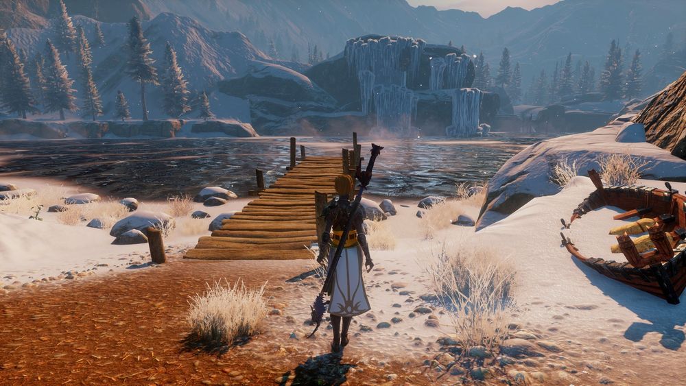 A screenshot from DAI showing the pier in Haven