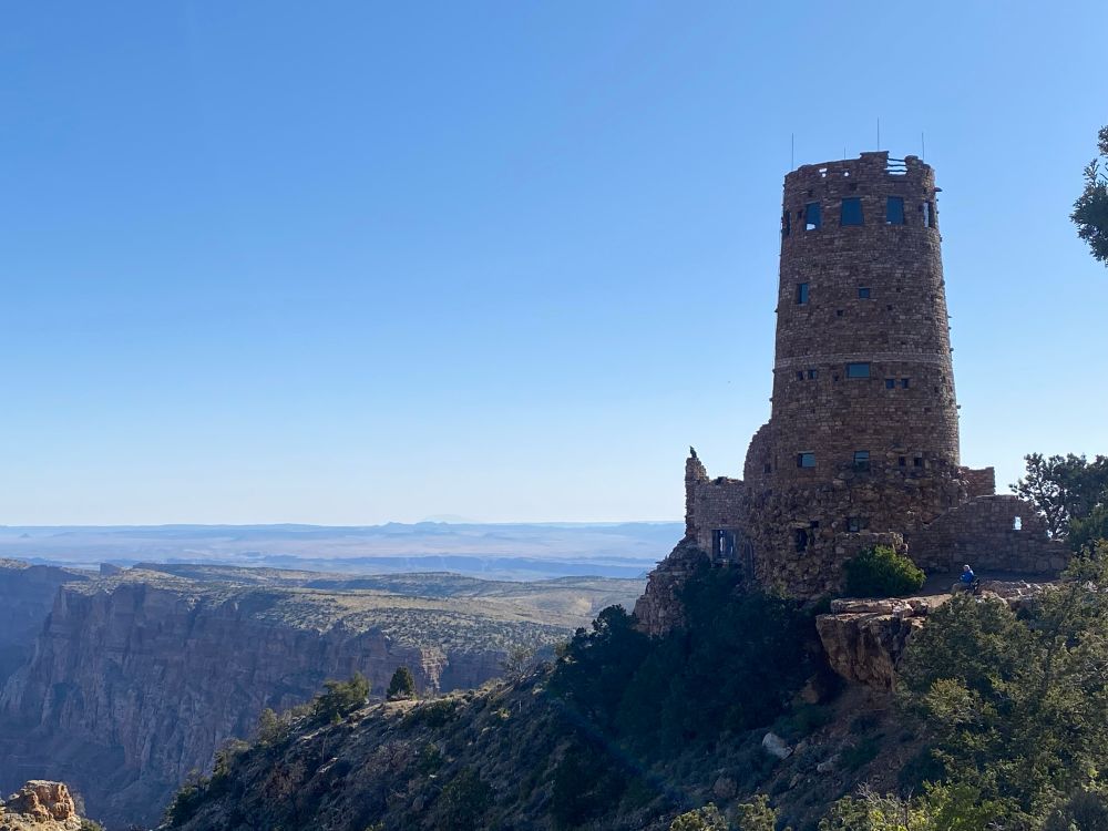 Desert View Tower on the east side of Grand Canyon 