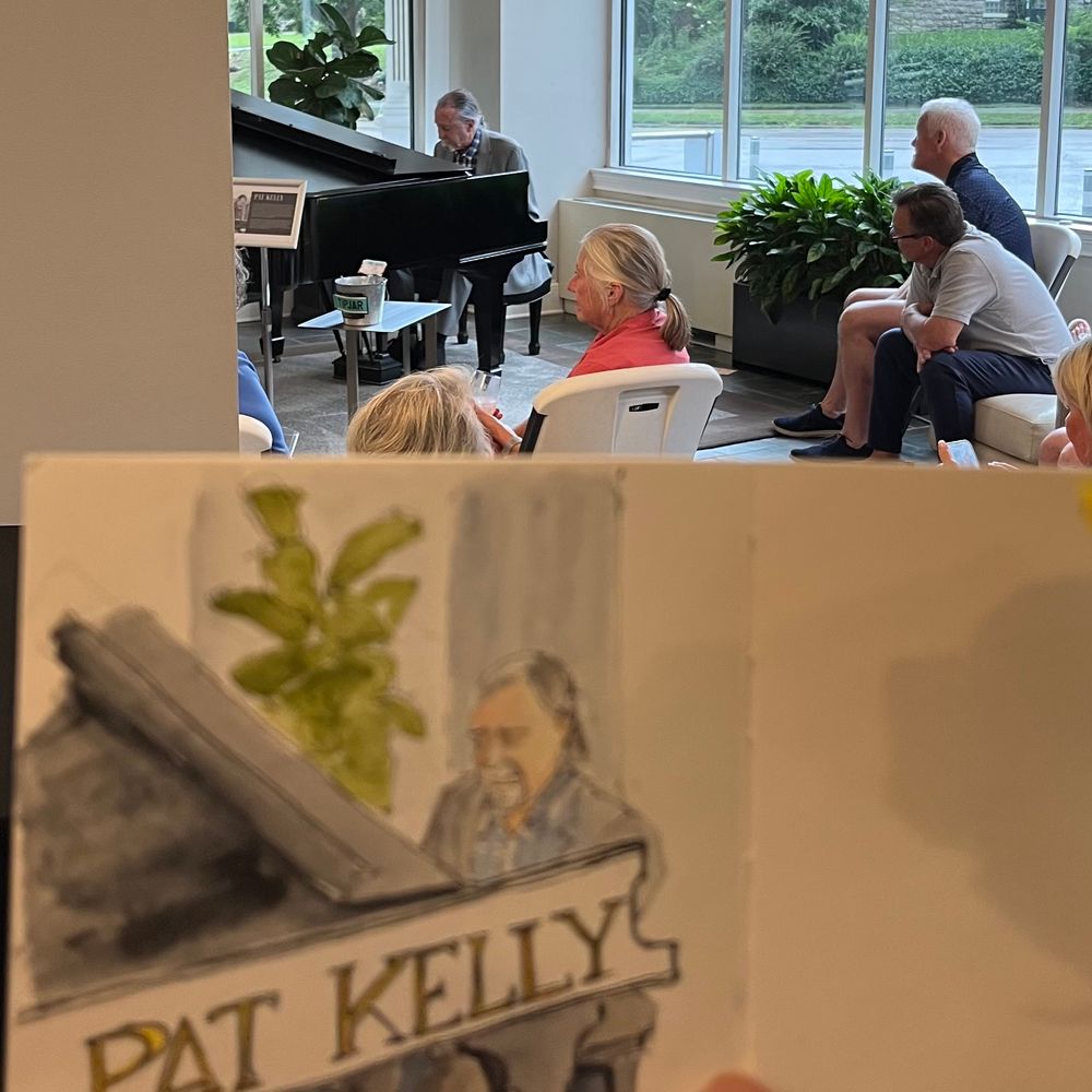 The sketch, and the subject. 