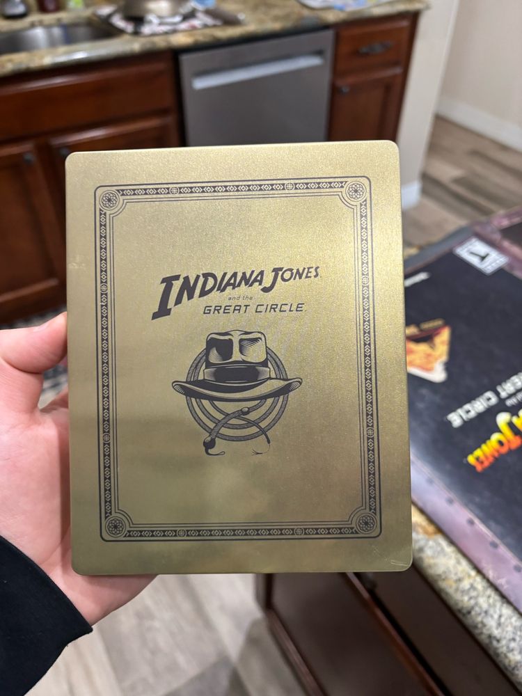 Indiana Jones and the Great Circle steel book case