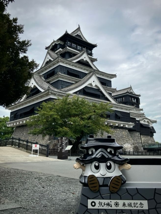 天守閣の立ち入りが復活していました。最上階の階段が優しくなってた（笑）