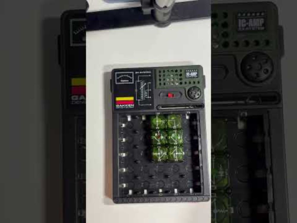 Short Gakken Denshi EX - Mini Project 05 LEDs is Parallel and Series