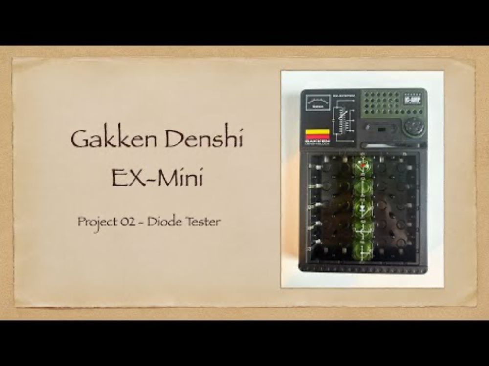 Gakken Denshi EX - Mini Project 02 - Diode Tester