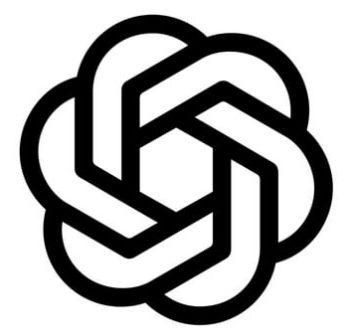 The OpenAI logo, which is kind of 6 repeated shapes that look almost like 2 interlocking rounded triangles. 