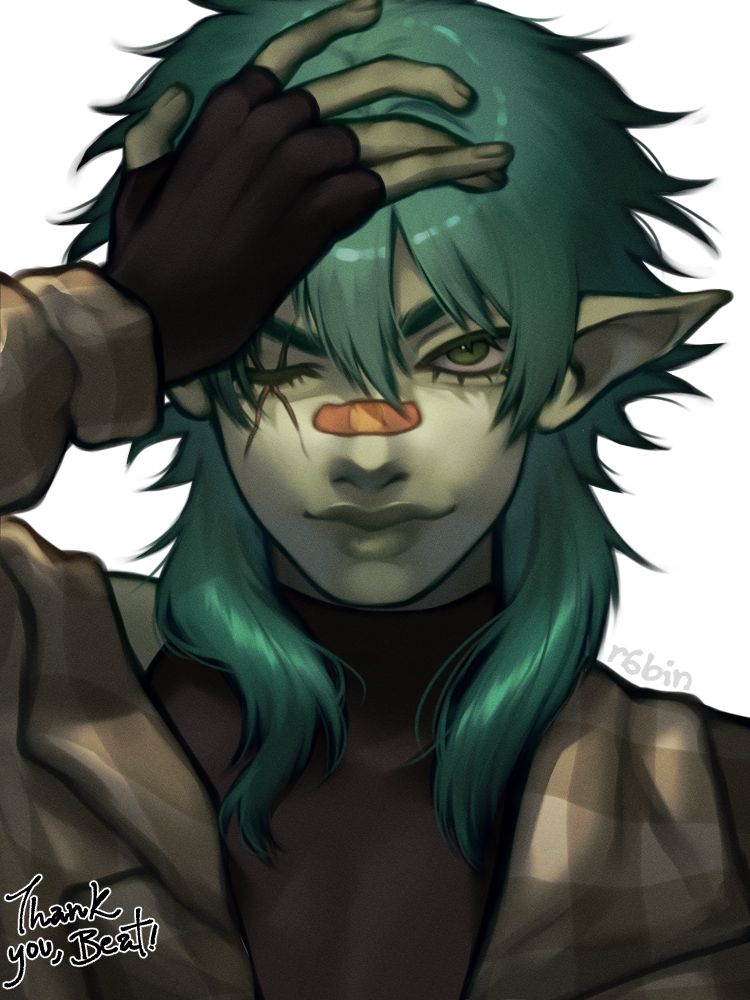 digital art of beatsskateboard's oc "maverick"