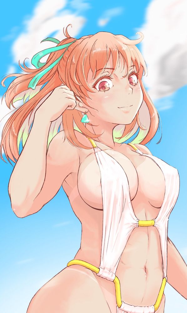 色々と気になるところを修正していたら、かなりの修正量になってしまいました。
しかし、水着イラストは家族に見られないように描くので、とてもスリルがあります🫣