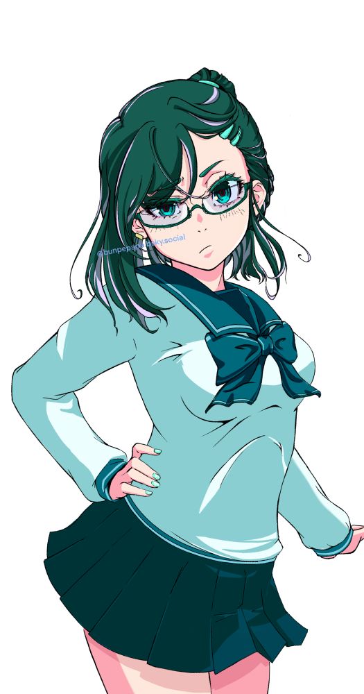 オリキャラ
メガネセーラー服ちゃん
