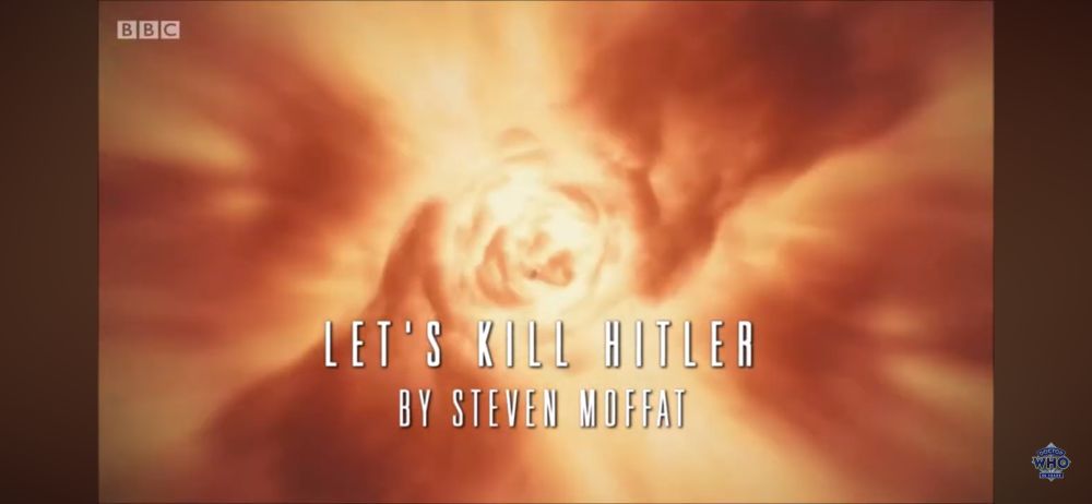 Opening credits for the Doctor Who episode Let’s Kill Hitler by Steven Moffat