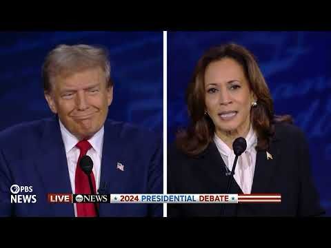 WATCH: Harris says as president, Trump would give up on war in Ukraine | ABC Presidential Debate